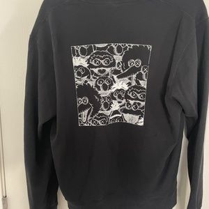 RARE Uniqlo x Kaws x Sesame Street - Black Sweatshirt - Size M